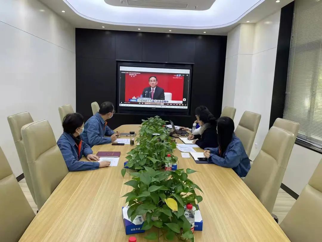 国机精工组织收看十九届六中全会精神新闻宣布会-洛阳轴承