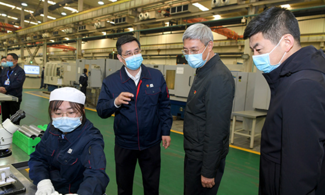 河南省省长尹弘到公司调研-洛阳轴承