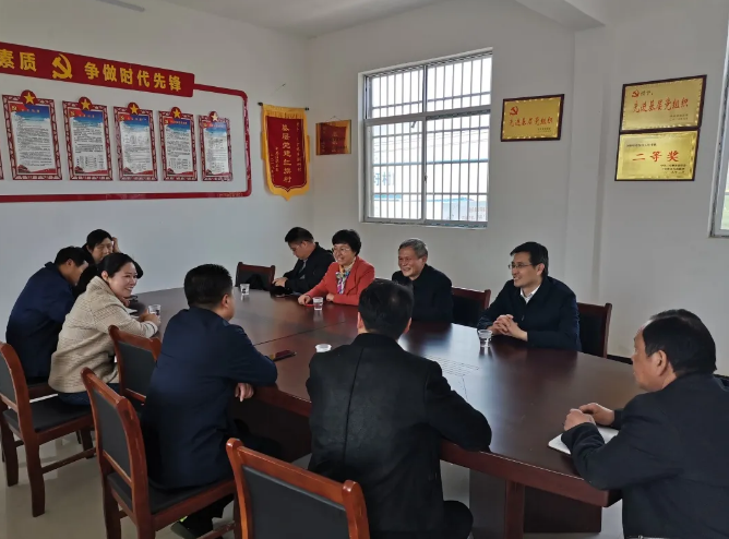 学党史 见行动 公司党委书记朱峰一行赴三空桥乡调研对接墟落振兴事情-洛阳轴承