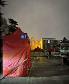 疫情防控 党旗在前 助力全民核酸检测，，轴研所职能部分二支部党员在行动！-洛阳轴承