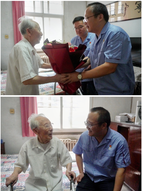 心系老党员 慰问暖人心 ——公司“七一”走访慰问老党员-洛阳轴承