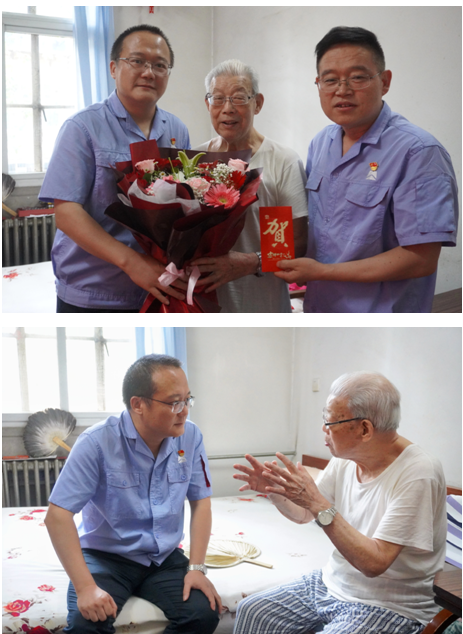 心系老党员 慰问暖人心 ——公司“七一”走访慰问老党员-洛阳轴承