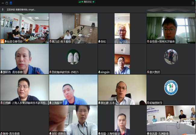 “转动轴承  新能源汽车驱动电机用轴承”行业标准专业预审会顺遂召开