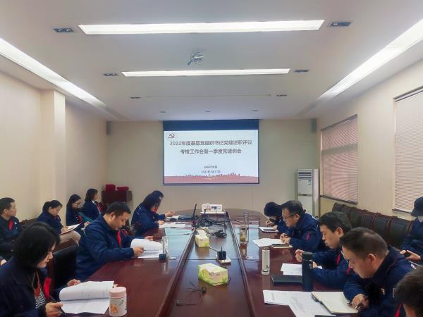 轴研所召开2022年度下层党组织书记党建述职评议审核会暨一季度党建例会-洛阳轴承