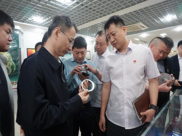 成庄矿党委副书记刘阳化一行到轴研所会见交流-洛阳轴承