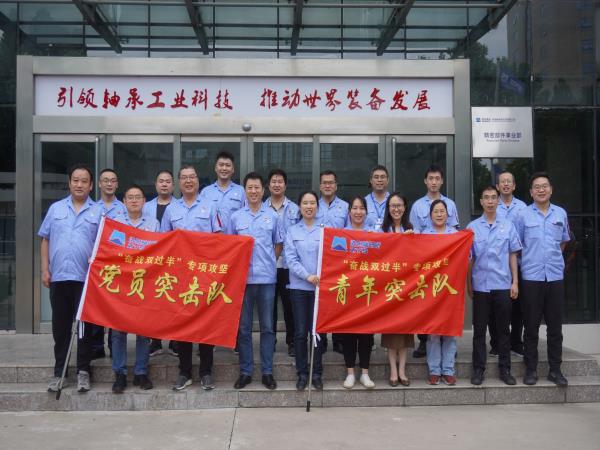奋战双过半！轴研所举行党员、青年突击队授旗仪式-洛阳轴承