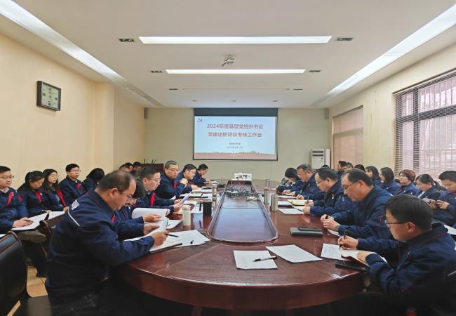 轴研所召开2024年度下层党组织书记党建述职评议审核会